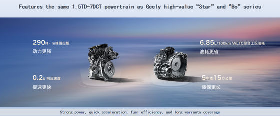 Mid-size crossover SUV Geely Haoyue Pro 2025 Nieuwe energie elektrische EV Car