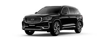 Nieuwste Geely Manjaro 2025 SUV Auto Zwarte kleur Met 2.0L 4 cilinder motor